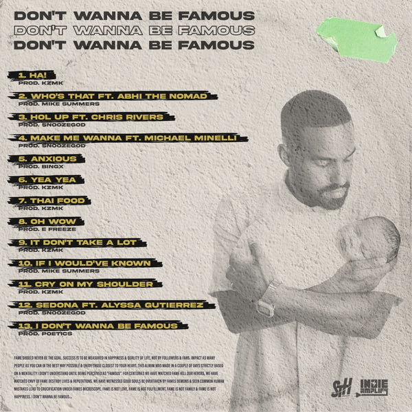 Don't Wanna Be Famous Autographed CD