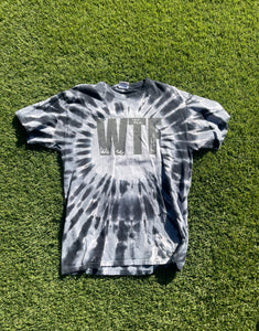 Gray Tie Dye WTF Tee