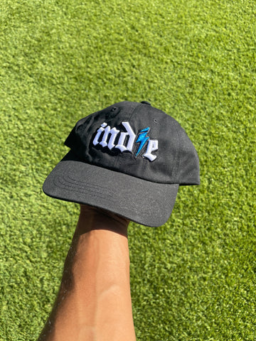 Indie Dad Hat (Blue Metallic)