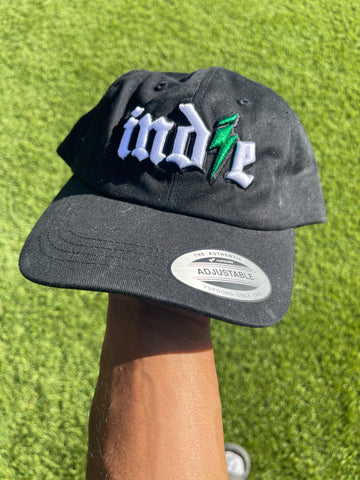 indie dad hat (green metallic)