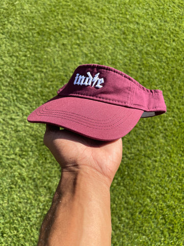 indie visor (maroon)