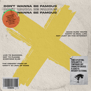 Don't Wanna Be Famous Autographed CD